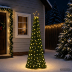 Maavardaga kardast LED-j&otilde;ulupuu EKENAS 180 cm 220 LED-i