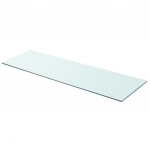 Klaasist riiuliplaat 90 x 30 cm l&auml;bipaistev