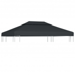 Kahekordne varjualuse katus 310 g/m&sup2; 4 x 3 m, antratsiit