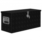 Alumiiniumist kast 80 x 30 x 35 cm, must