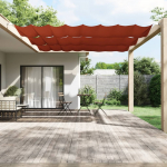 Vertikaalne varikatus, terrakota, 140 x 800 cm, oxfordi kangas