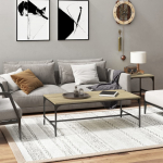 Diivanilaud, sonoma tamm, 100 x 50 x 35cm, tehispuit