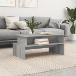 Diivanilaud, hall sonoma tamm, 90 x 55 x 42,5cm, tehispuit