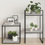 Seinariiulid 4 tk, hall sonoma tamm, 40x40x1,5 cm, tehispuit