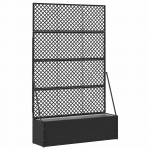 Aia istutuspott must 105 x 30 x 170 cm metall