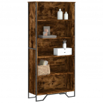 Raamatukapp, suitsutatud tamm, 80x31x169 cm, tehispuit