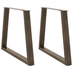 S&Ouml;&Ouml;GILAUA JALAD, V-KUJULISED, 2 TK, NATURAALNE TERAS, 80 X (72&ndash;73,3) CM, TERAS