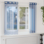 VOILE KARDINAD KOOS R&Otilde;NGASTEGA 2 TK ROYAL BLUE