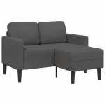 2-KOHALINE DIIVAN DIIVANIGA L-KUJULINE TUMEHALL 125CM VOODIPESU