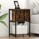 &Ouml;&ouml;lambi kapp 2 tk suitsetatud tamm 38 x 31 x 61 cm tehispuit