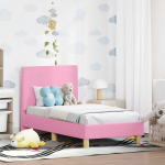 Kuni 3-aastase Voodiraam koos peatoega peaga Roosa 70 x 140 cm