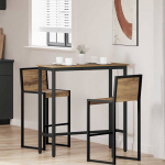 Laud k&auml;sit&ouml;&ouml;puu 100 x 40 x 100,5 cm t&ouml;&ouml;deldud puit ja teras