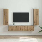 TV Seina Kapp 2 tk Artisani tamme 30 x 31 x 100 cm Tehispuit