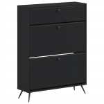 Kinga kapp BREDA 78 x 24 x 103 cm Tehispuit Must