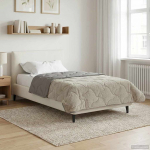 Suvised teki Helehall 140 x 220 cm Mikrokiud ja Teddy villa