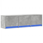 Telerikapp LEDiga sahtliga Betoon 140 x 34 x 40 cm Tehispuit