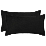 Diivanipadi 2 tk HOUTEN must 40 x 70 cm boucl&eacute;