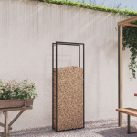 K&uuml;ttepuude rest, mattmust, 80x28x222 cm, teras