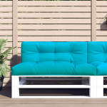 Euroaluse istmepadi, t&uuml;rkiissinine, 120x40x12 cm, kangas