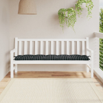 Aiapingi istmepadi, must ruudumuster, 180x50x7 cm, kangas