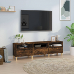 Telerikapp, suitsutatud tamm, 150x30x44,5 cm, tehispuit