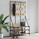 Riidenagi koos kingariiuliga, sonoma tamm, 100 x 40 x 184 cm