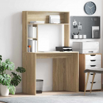 Laud riiuliga sonoma tamm 91 x 50 x 149 cm tehispuit