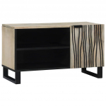 TV &Uuml;ksused Valge 80 x 33 x 46 cm Tehispuit