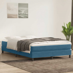 BOX VEDRUVOODI ILMA MADRATSITA TUMESININE 140X220 CM SAMET
