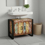 Valamukapp mitmev&auml;rviline 71 x 33 x 58 cm tugev taastatud puit