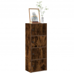 Raamatualus, suitsutatud tamm, 40x24x102 cm, tehispuit