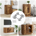 Hing 2 tk nikkel 139 x 64,1 x 10 mm raud