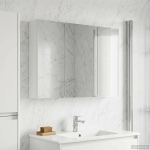 Vannitoa peeglikapp jaoks Valge 103,5 x 15,5 x 70 cm Tehispuit