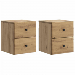 Seinale kinnitatav &ouml;&ouml;tis 2 pcs Artisan tamm 34,5 x 33 x 40 cm