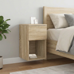 Voodikapp 2 pcs Sonoma tamm 29 x 31,5 x 49 cm Tehispuit