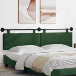 Rippuv voodipeats Jungle roheline 210 x 55 x 5 cm Korter kangas