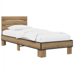 Peatsiga voodiraam Artisan tamm 80 x 200 cm Tehispuit
