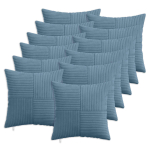 Diivanipadi 12 tk ALMELO sinine 45 x 45 cm manchester