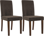 2-osaline s&ouml;&ouml;gitoolide komplekt Ina, velvet, antiikne tume, pruun