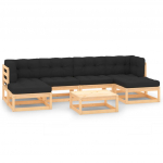 7-osaline aiadiivanikomplekt patjadega, antratsiithall, m&auml;nd