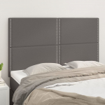 Voodipeatsid 4 tk, hall, 72x5x78/88 cm, kangas