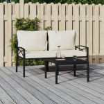 Aiatoolid liivakarva patjadega, 2 tk, 62 x 75 x 79 cm, teras
