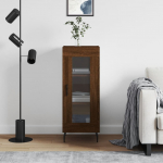 Puhvetkapp, pruun tamm, 34,5 x 34 x 90 cm, tehispuit