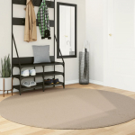 Vaip "huarte", l&uuml;hikese narmaga, pestav, liivakarva, &oslash; 200 cm