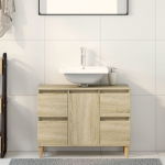 Valamukapp, sonoma tamm, 80 x 33 x 60 cm, tehispuit