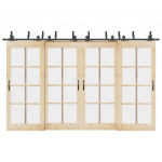 Liugukse tarvikute komplekt 366 cm terasest, must