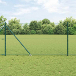 Aed koos postidega roheline 1 x 10 m pvc kaetud teras