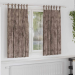 Satiinist kardinad 2 tk cappuccino 175 x 140 cm samet