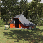 Tipi telk katusega Hall ja oranž 364 x 281 x 257 cm taft
