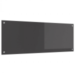 K&ouml;gi splashback tumehall 110 x 40 cm karastatud klaas